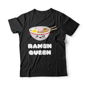 Ramen Queen Kawaii Ramen Foodie Girl's T shirt Breathable Graphic Tee Peak Design Sweatshirt Hoodie