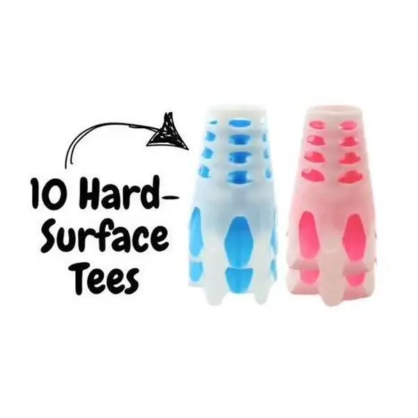 Hard Surface Golf Tees - 10 Pack Training