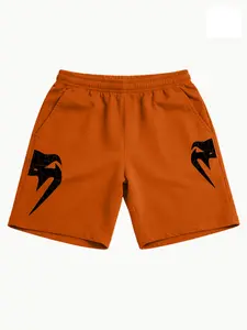 🔥 New Drop! 4 Color Options Cracked Texture Viper Logo Graphic Print Casual Shorts. Men's Gothic Streetwear Athletic Casual Pants. Dark Aesthetic Streetwear Shorts. Perfect Gift for Guys.