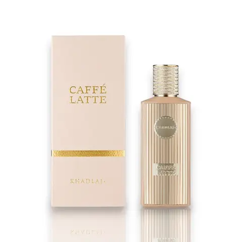 Khadlaj | Caffe Latte | Unisex Fragrance | 100 ML - 3.4 OZ | Eau De Parfum | Sweet - Vanilla & Coffee