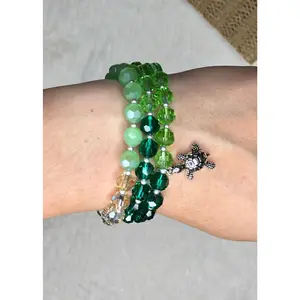 Turtle Green Bracelet