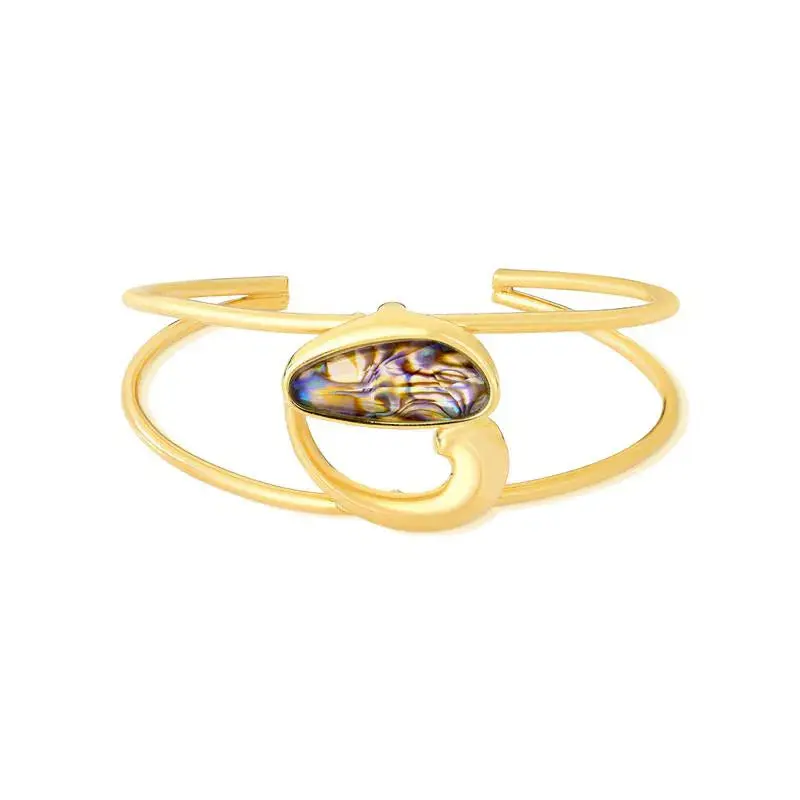 Grace Seashell Bangle Bracelet