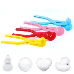 4pcs Mashed Potato Duck Mold, Duck Rice Molds, Duck Scoop Molds Tongs for Rice, Rabbit Dinosaur Love Heart Bear Shaped Rice Ball Shaper Mold for Sushi Making Kit, Animal Snowball Maker Clip