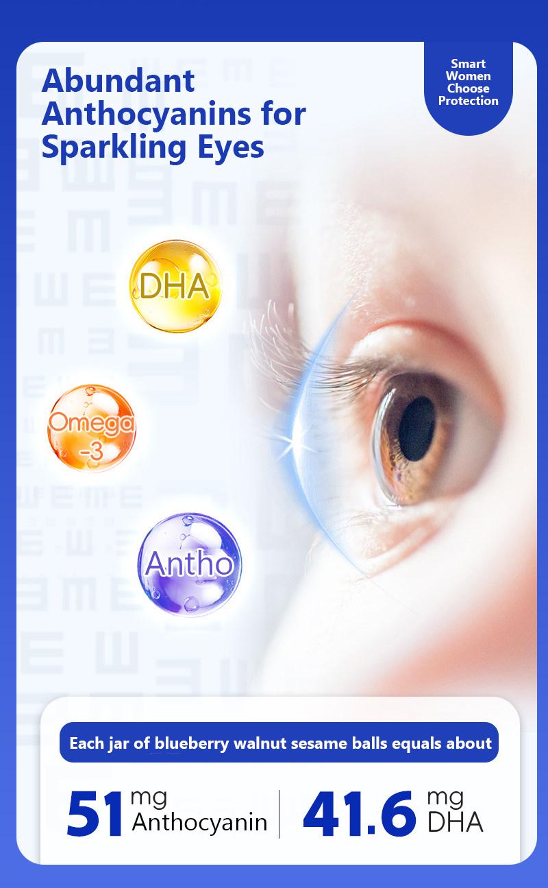 Blueberry Sesame Balls