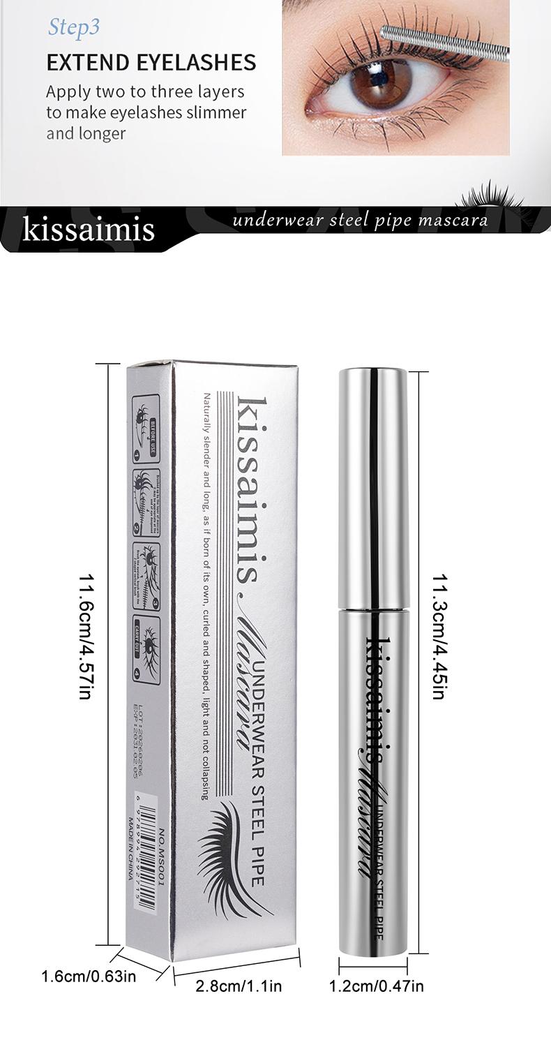 2-Pack Viral Mascara – Get Long, Full, Curled Lashes in Seconds, Waterproof & Smudge-Proof | Effortless Everyday Quick Makeup