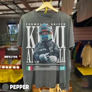 Kimi Antonelli F1 Racing Shirt, Antonelli Comfort Colors® T Shirt, F1 Gift for Fan, Vintage Racing Fan Tee