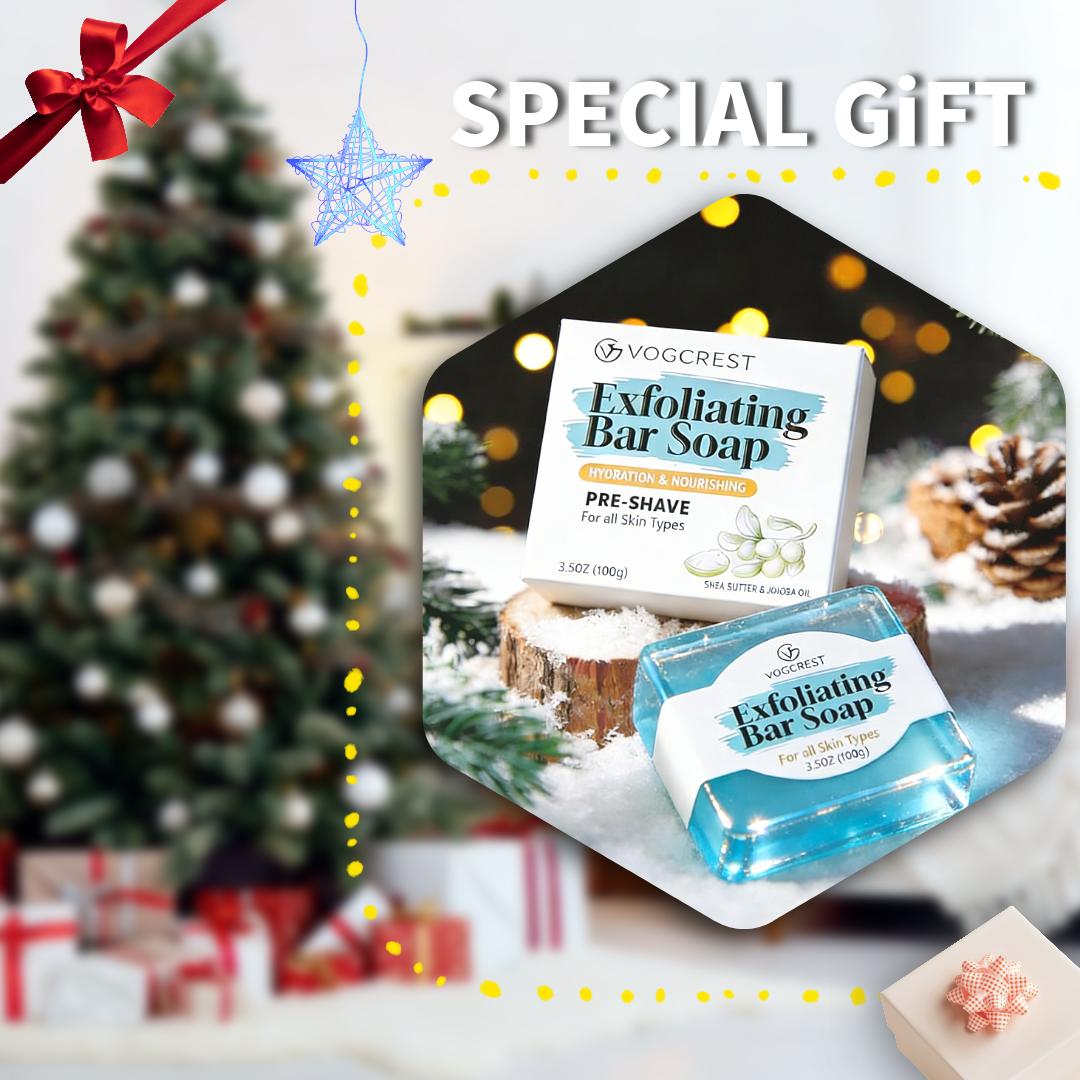 Exfoliating Pre-Shave Soap – Gently Removes Dead Skin, Reduces Ingrown Hairs, and Prepares Face & Body for a Smooth, Comfortable Shaving Experience