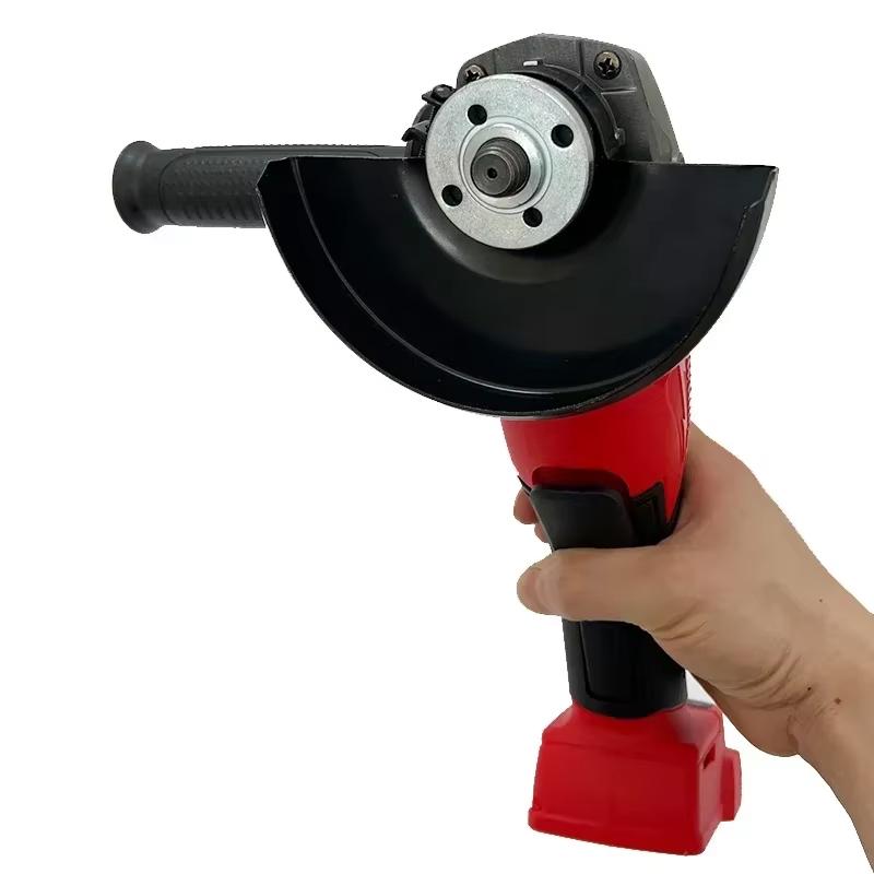 Milwaukee 125MM Angle Grinder Cordless Polishing Cutting Machine Grinder Paddle Switch No-Lock High Power Electric Tools