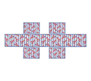 Temp-tations 5pc   Outdoor Placemats  and Runner Set