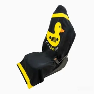 Jeep Duck Logo Car Seat Cover Towel – Soft, Absorbent & Machine Washable