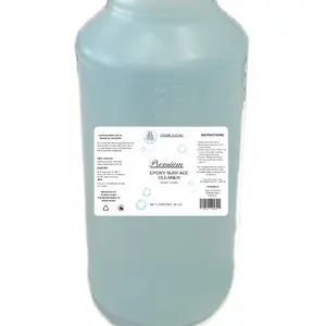 Premium Epoxy Surface Cleaner - Household Epoxy Cleaner for Floors & Countertops, No Yellowing, Prevents Stickiness, Enhances Shine, Microfiber Safe, Ideal for Custom Luxury Epoxy Installations- Floors and Countertops