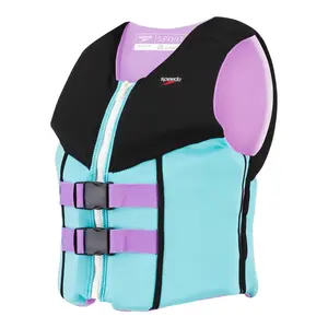 Speedo Women's Sport Premium PFD - L: PVC Spandex Life Jacket, Buckle Closure