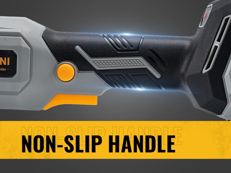 Brushless Motor Angle Grinder Cordless With Battery And Extensive Accessories, A Multi-purpose Machine, No Load Speed: 9000r/min, Three Adjustable Speed Settings, And A Compact Design, Perfect For Grinding And Polishin