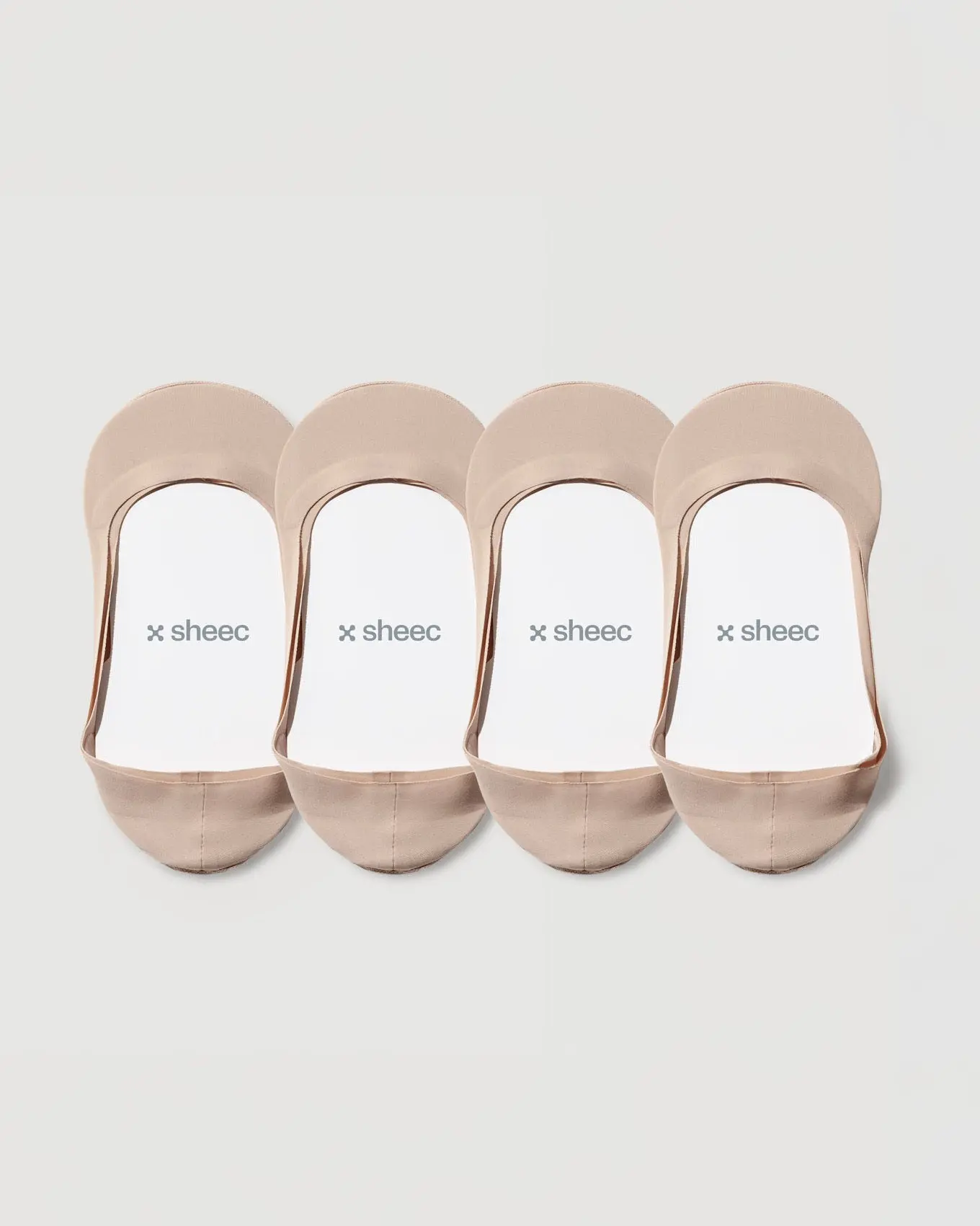 Secret Low-cut No Show Socks | 4 Cream Multipack