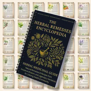 A5 Herbal Medicine Guide Book, Plant Introduction, Health Tips, Recipe Formulas, Homeopathy, Herbal Making, Botany Reference Notebook, Planner Notebook