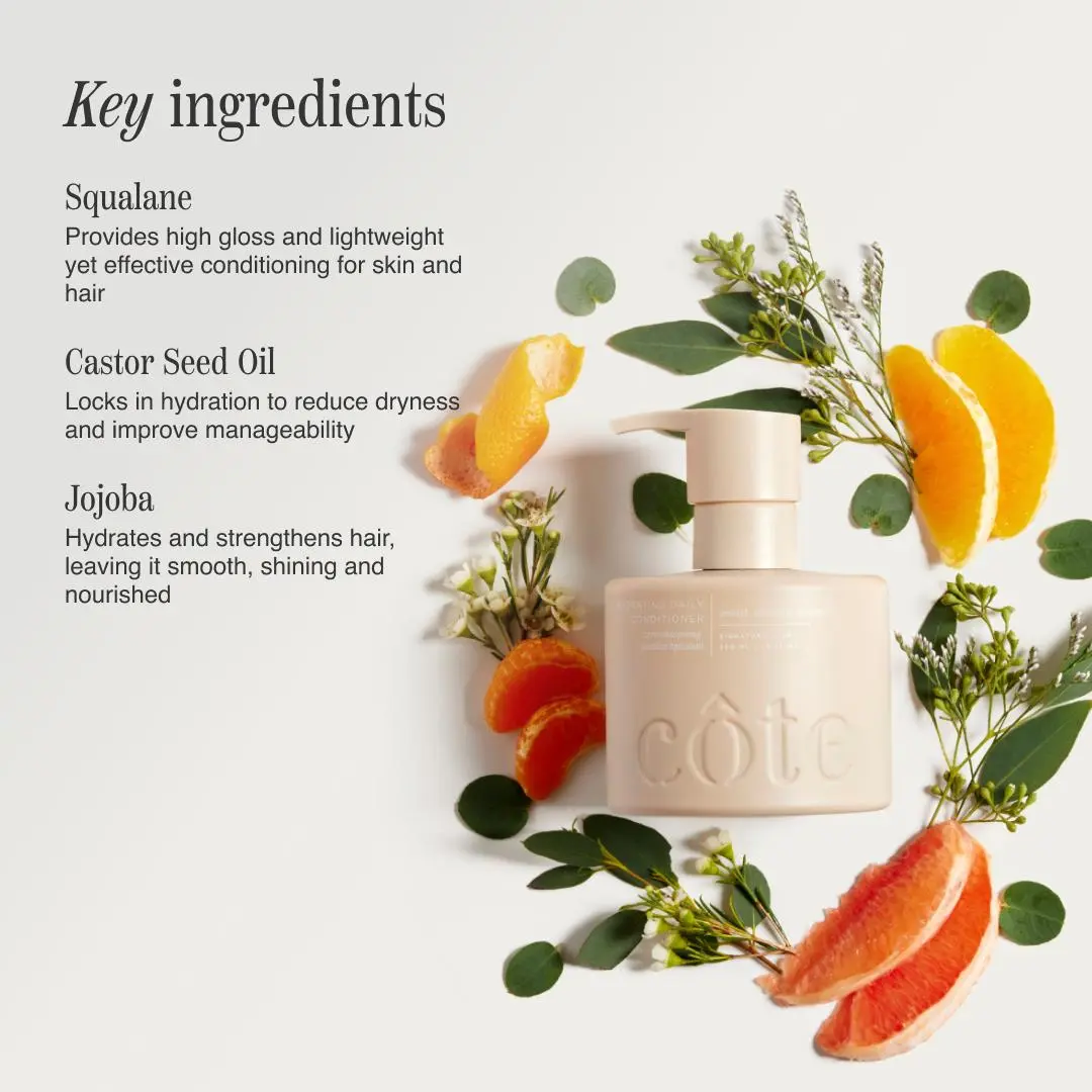 Côte Beauty Hydrating Daily Conditioner - Nourishing Castor Seed Oil & Vitamin E Formula for Shiny & Moisturized Hair - 150ml