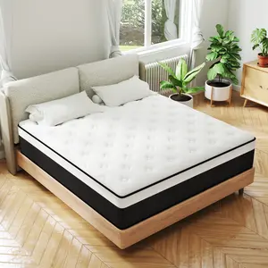 12" Memory Foam Mattresses Hybrid Pocket Spring Twin Full Queen King Size Medium Firm Mattress In A Box #springtok bed  mattress motion isolation