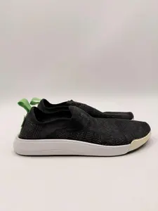 Sanuk Chiba Quest Black Knit Textile Slip On Low Top Comfort Shoes Men’s Size 7 - Very Good