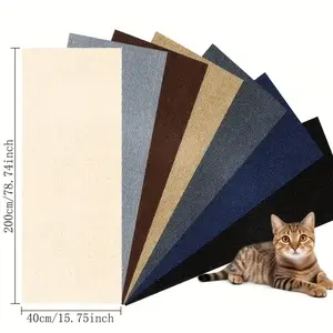Self-Adhesive Carpet Roll, DIY Peel & Stick Rug, 40x200cm Size, Customizable | DIY Cat Scratcher Board | Sofa Furniture Protection Mat