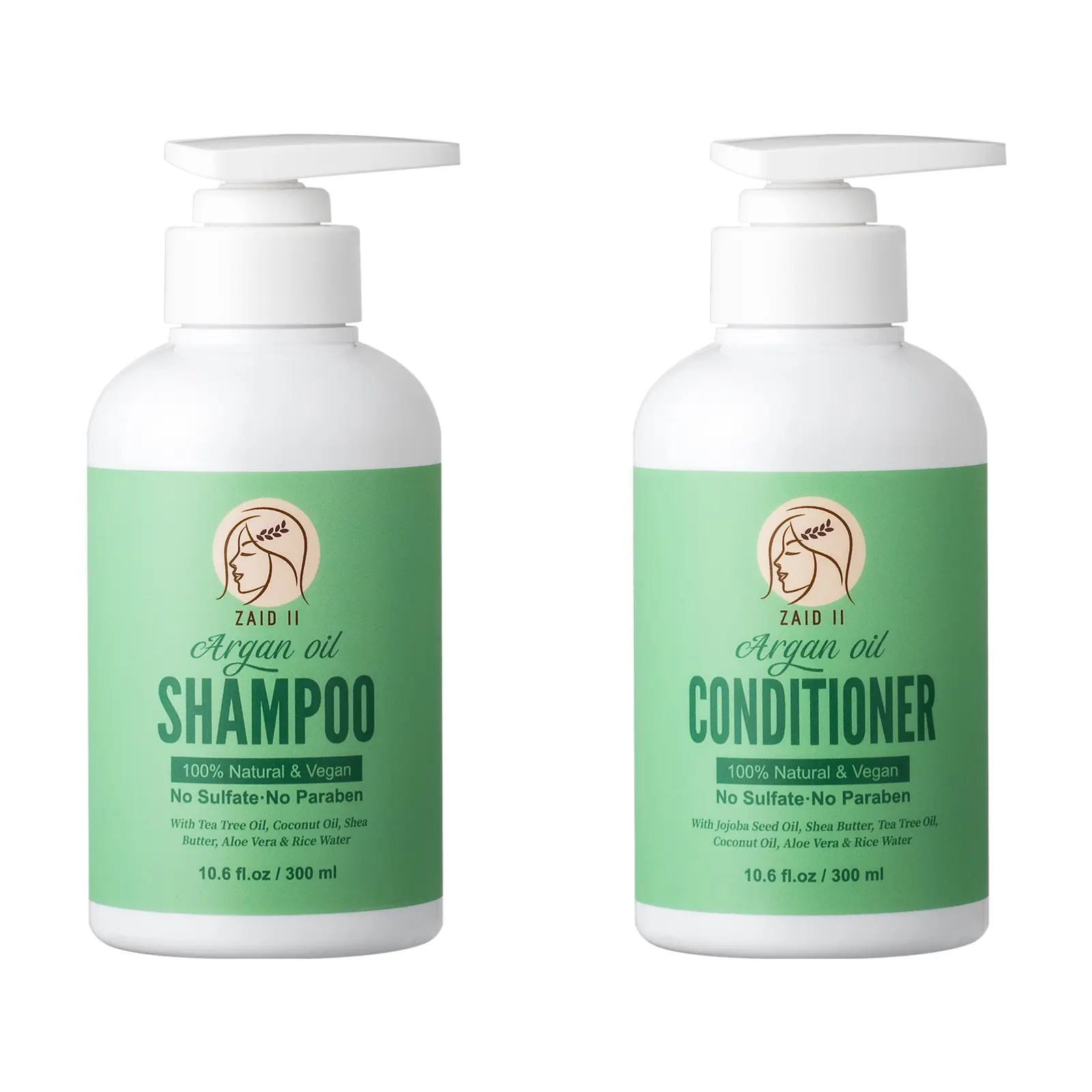 100% Natural - Argan Shampoo and Conditioner for a healthy hair 100% Natural - Argan Shampoo and Conditioner for a healthy hair