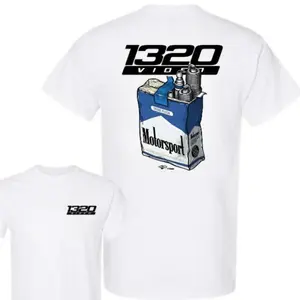 🚗[Graphic Tee][100% cotton]1320 Videos Spark Plug T-Shirt – High-Performance Car Graphic Tee, Motorsport Street Style Casual Wear, Cotton Summer Tee, Gift for Car Enthusiasts, Racing Fans, Boys, Fathers Day Gift, Automotive Lovers Apparel