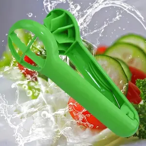 2pcs Multi-Functional Cutter, Suitable for Cutting Fruits Such As Grapes, Tomatoes, Cherries And Strawberries. It Adopts a Bladeless Design, Which Is And Practical, And Is an Ideal Choice for Kitchen Gadgets And Kitchen Additions