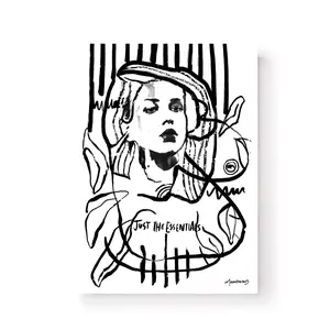 Bundled - Just the Essentials (White) by Maggie Macdonald (16x20" & 18x24" Art Size)