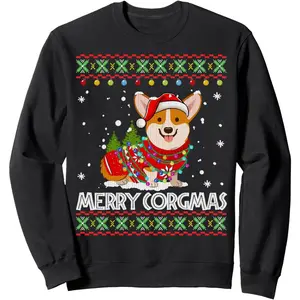 Corgi Dog Merry Corgmas Santa Corgi Ugly Christmas Sweater Sweatshirt