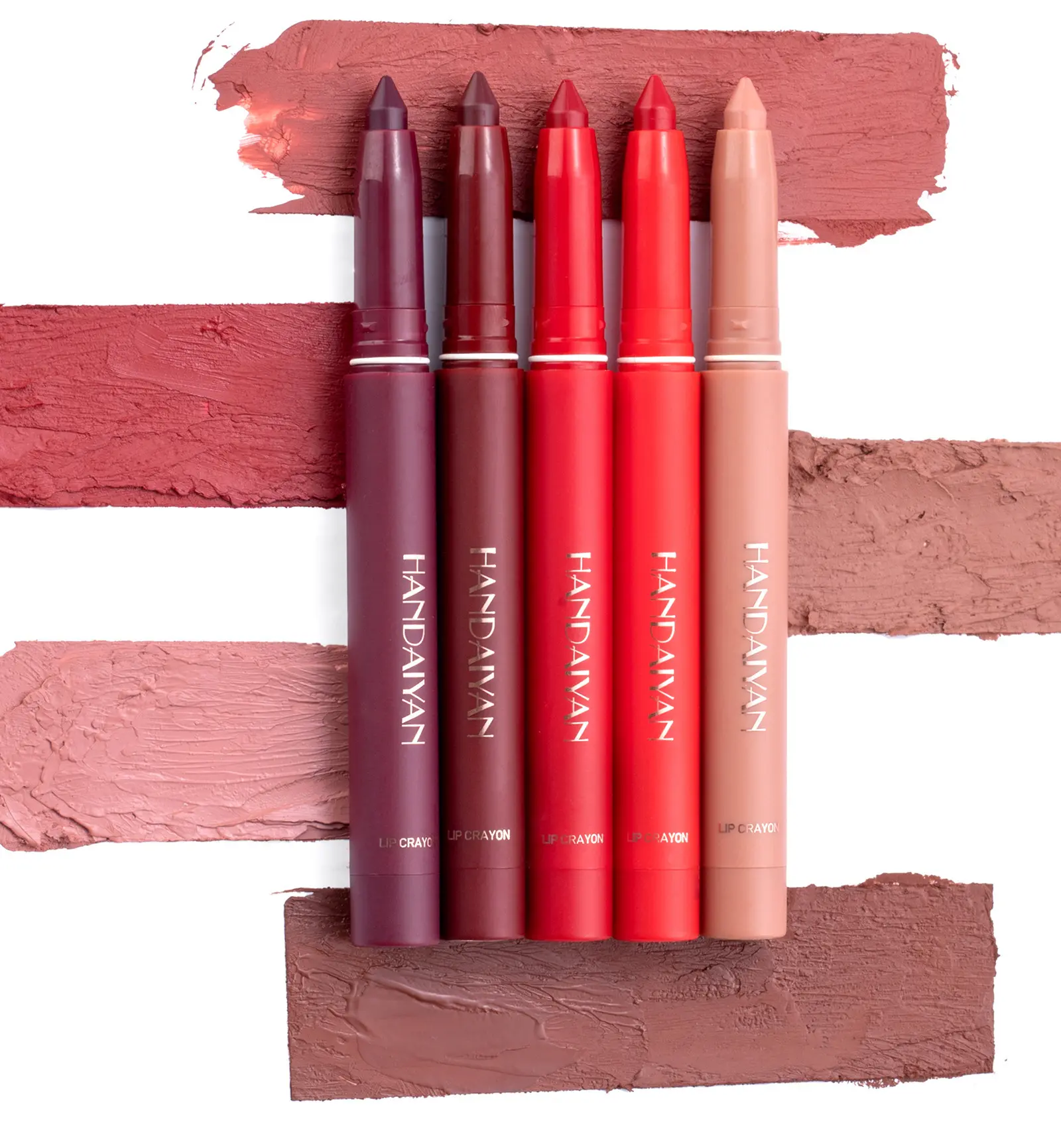 12-Color Matte Lip Liner Set Long-Lasting Smudge-Proof Waterproof Lip Pencil Kit for Contouring Filling and All-Day Wear Lipstick Cosmetic