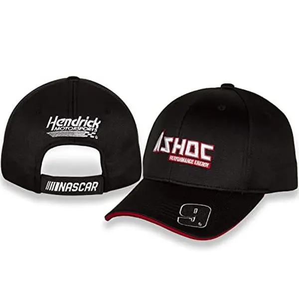 Chase Elliott 2022 ASHOC Racing Adult Performance #9 on Brim Black Hat