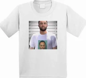 Scottie Scheffler Wearing Tiger Woods Mugshot Shirt, Unisex Men & Women, Trendy Streatwear Gift