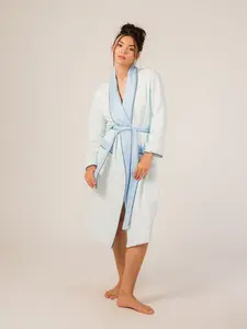 Leona Reversible Micro-Fiber Robe (Cloud)