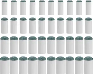 40PCS Slip-On Pool Cue Tips Replacement Kit – 4 Sizes (9mm/10mm/12mm/13mm) No Glue Pool Stick Tips for Billiards & Snooker