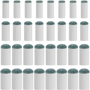 40PCS Slip-On Pool Cue Tips Replacement Kit – 4 Sizes (9mm/10mm/12mm/13mm) No Glue Pool Stick Tips for Billiards & Snooker