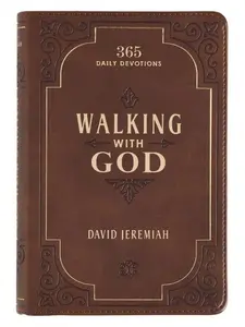 Walking with God Devotional - Brown Faux Leather Daily Devotional for Men & Women 365 Daily Devotions Imitation Leather – August 27, 2019