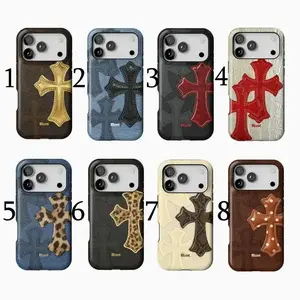 HOT - Collection Gothic Cross Aesthetic Tough Phone Cases BLUNT Cases for iPhone 17 16 15 14 13 12 11 Seri.