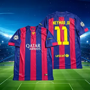 14-15 season home team o. 11  Neymar JR fan edition short-sleeved football jersey