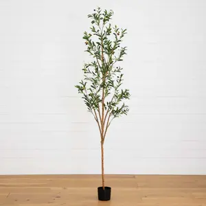 82” Artificial Olive Tree