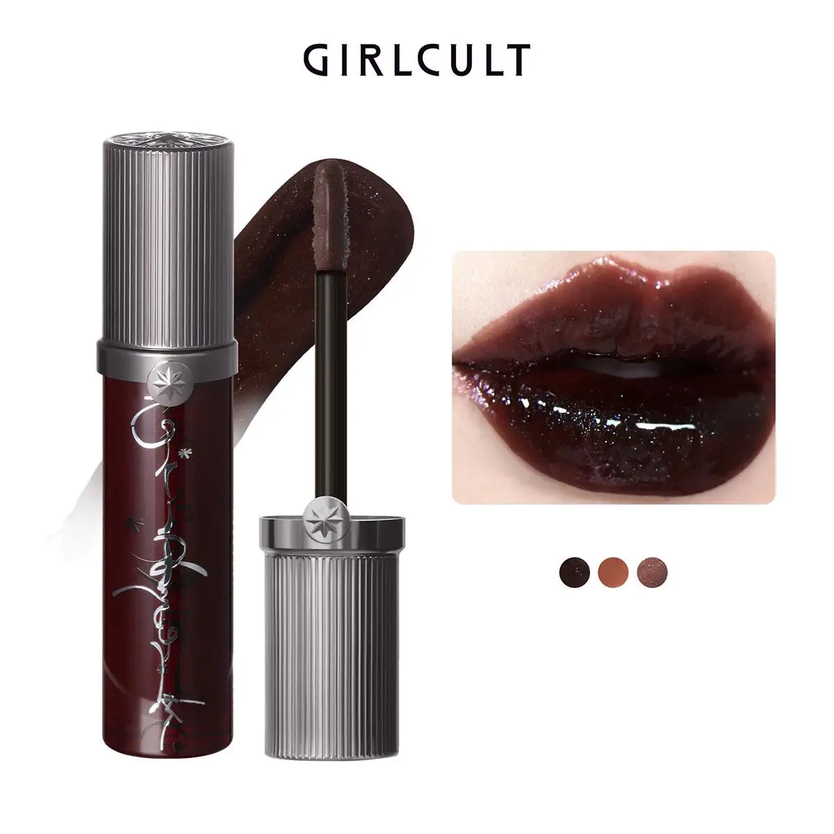 Girlcult Mirror Water Gloss Lip Glaze, 1 Count Long Lasting Moisturizing Lip Gloss, Glossy Lip Glaze Stick, Plumping Lip Oil Lip Stick for Girls & Wom