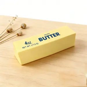 1PC Fake Butter Squishy Pillow 4oz Salted Butter Design Slow Rising Squishy Anxiety Relief Desk Toy Prank Gift Sensory Fidget Toy for Stress Relief Trends
