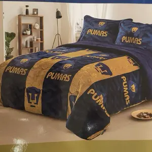 CM Sherpa Queen  Set with 1 Comforter and 2 Pillowcases sherpa  blankets