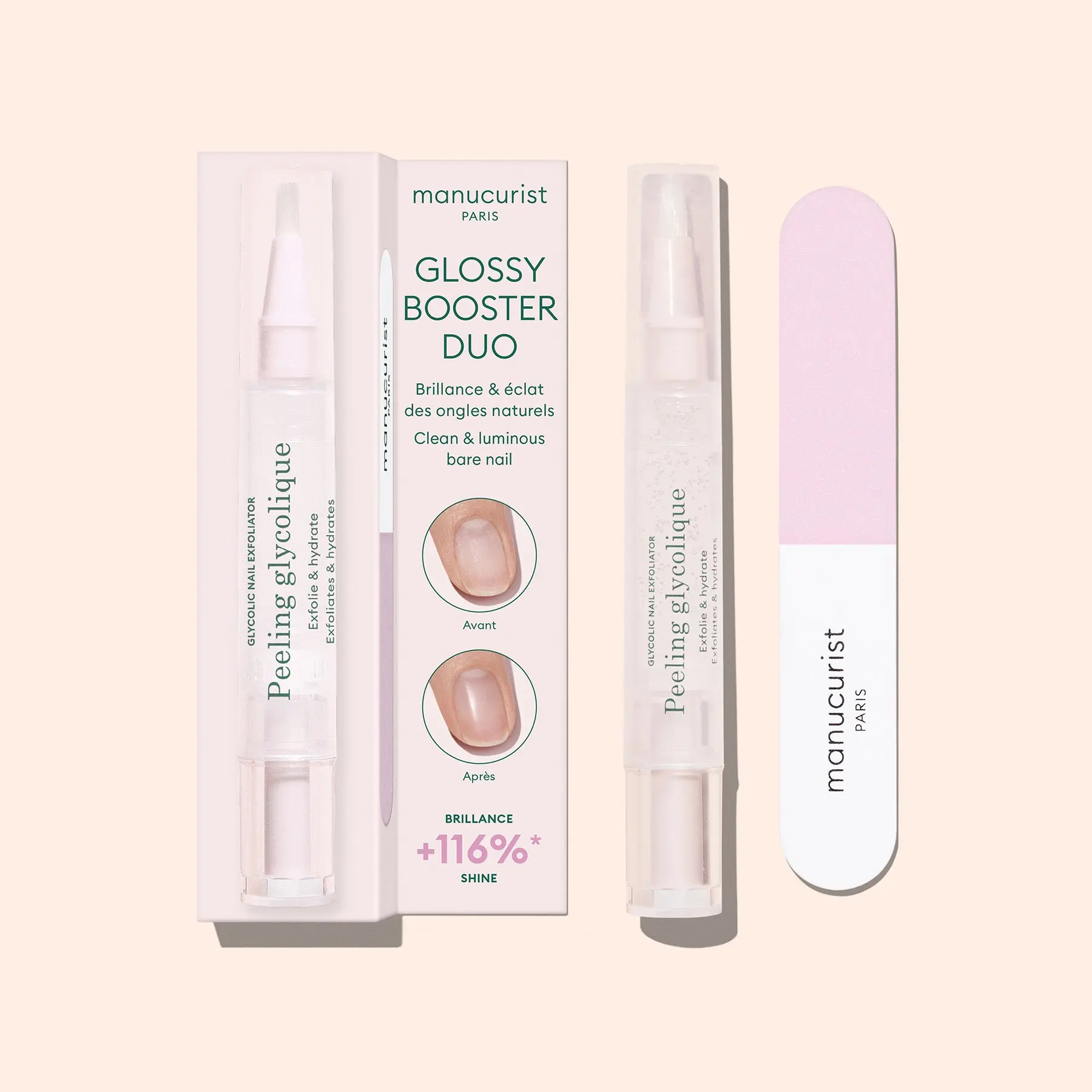 Manucurist Japanese Manicure Kit - High Shine Nails Without Polish Manucurist Japanese Manicure Kit - High Shine Nails Without Polish