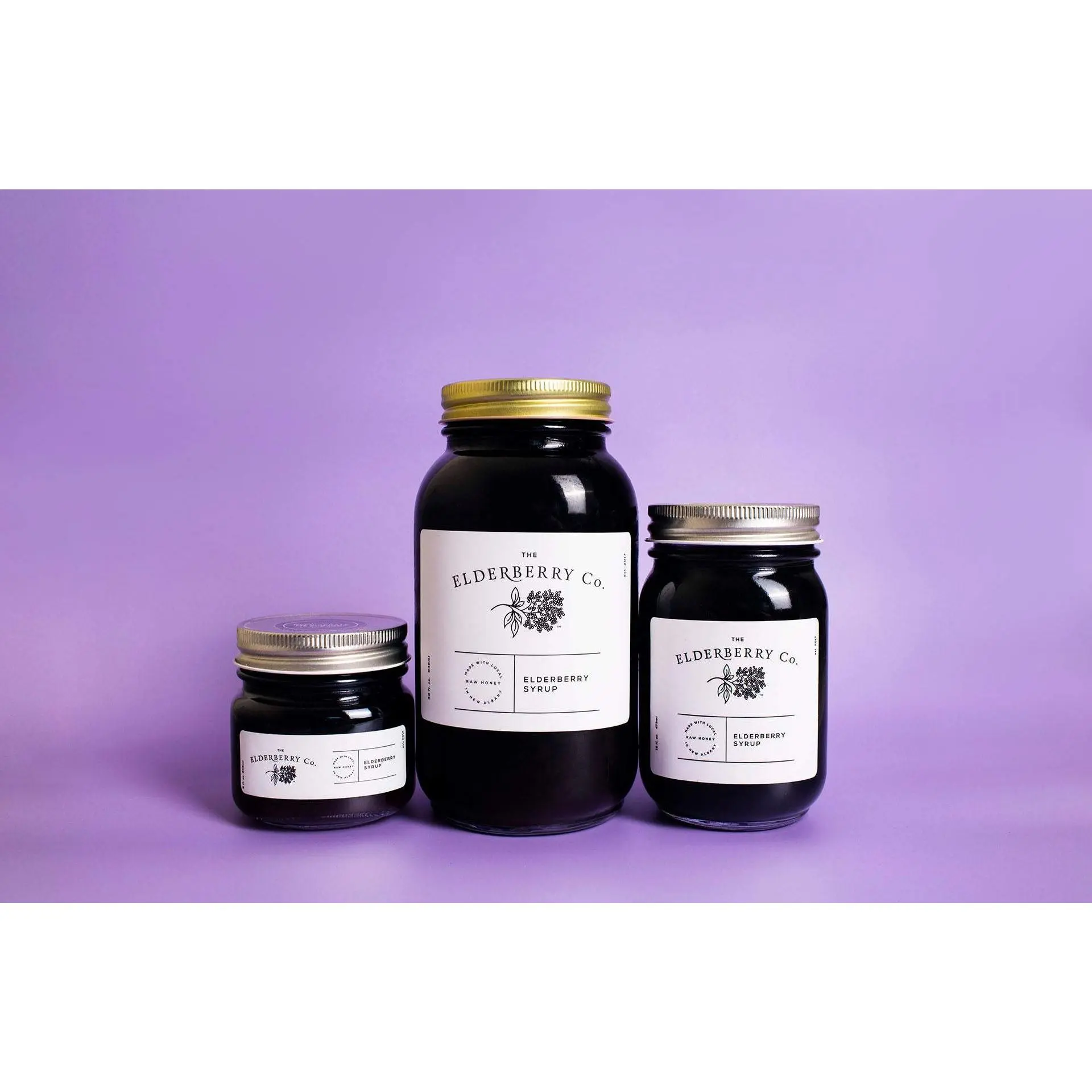 The Elderberry Co. Elderberry Syrup, Super Food Blend with Ginger, Clove, Aronia Berries, Raw Local Honey for Daily Immune Support
