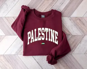 Palestine Sweatshirt, Free Palestine Sweater, Palestine Flag Crewneck, Stand With Palestine Shirt