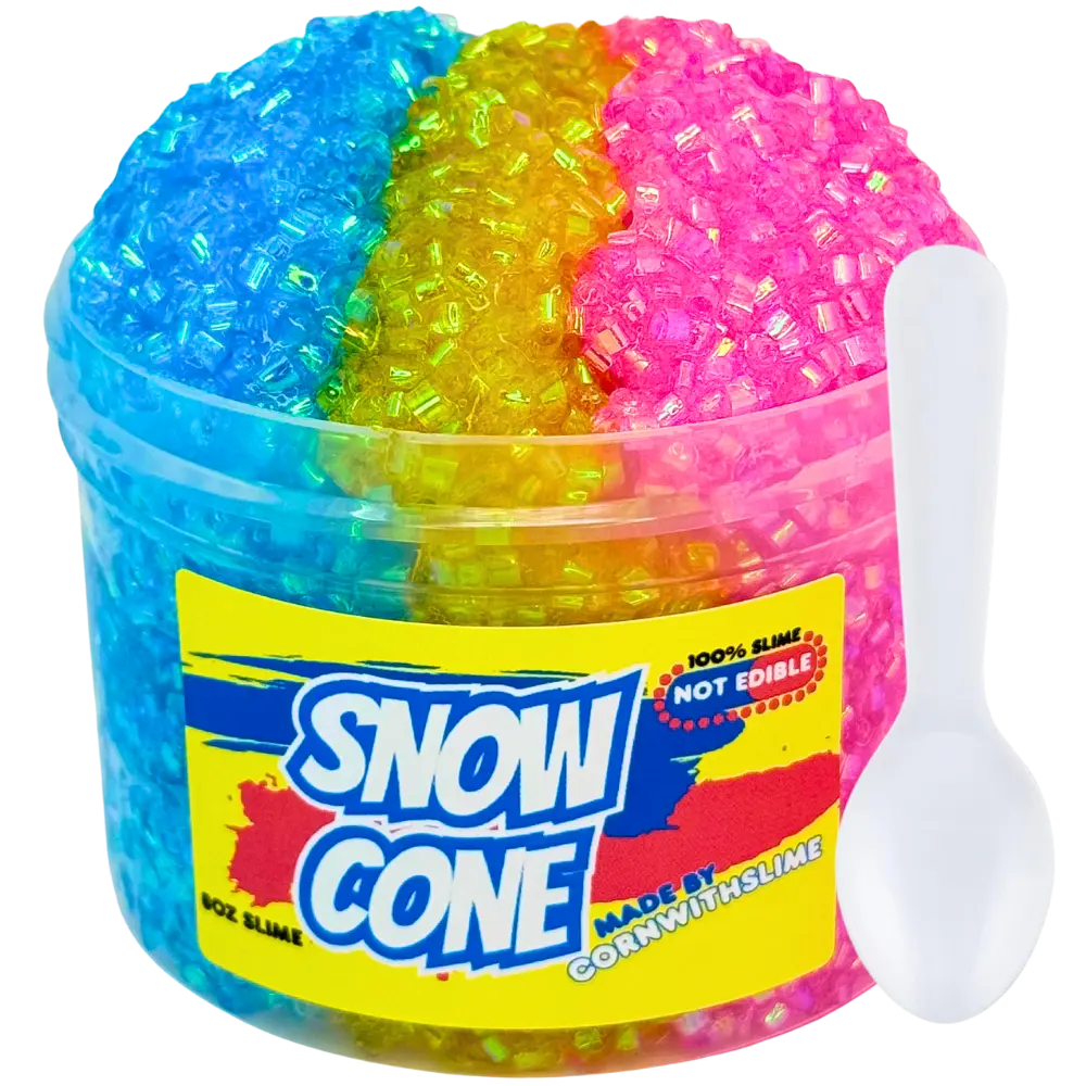 Snow Cone 8oz Slime Bingsu Texture Scented Fruit Blend + Sweet Cream Snow Cone 8oz Slime Bingsu Texture Scented Fruit Blend + Sweet Cream