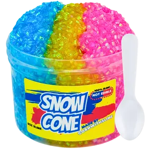 Snow Cone 8oz Slime Bingsu Texture Scented Fruit Blend + Sweet Cream