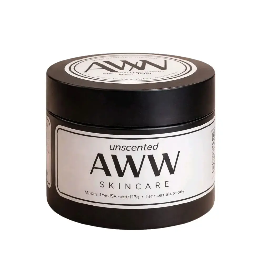 Natural Moisturizer for Dry & Sensitive Skin | 4 oz Family Face & Body Cream | AWW Skincare