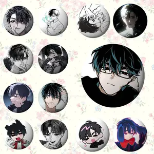 I-Ivan Alien Stages Badges Tinplate Soft Button Pin Brooch Metal Badge Custom Jewelry Accessories Hat Bag Lapel