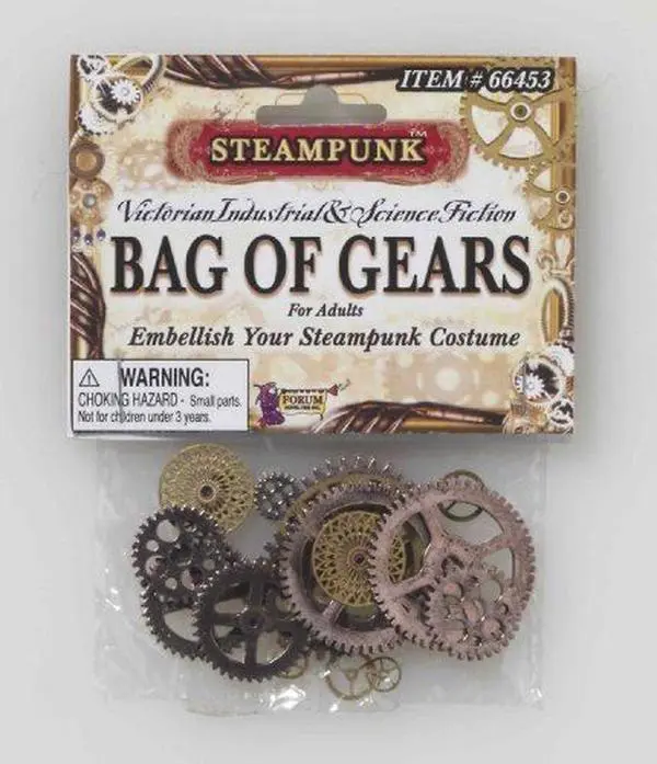 Bag of Steampunk Gears - DIY - Costume Accessories - Embellishments