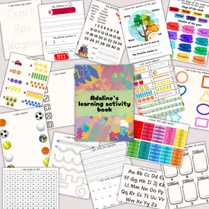 Customized Little Learning Activity Book